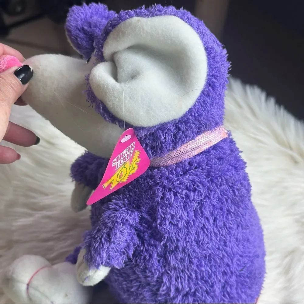 Purple Plush Toy VINTAGE - Picture 3 of 10